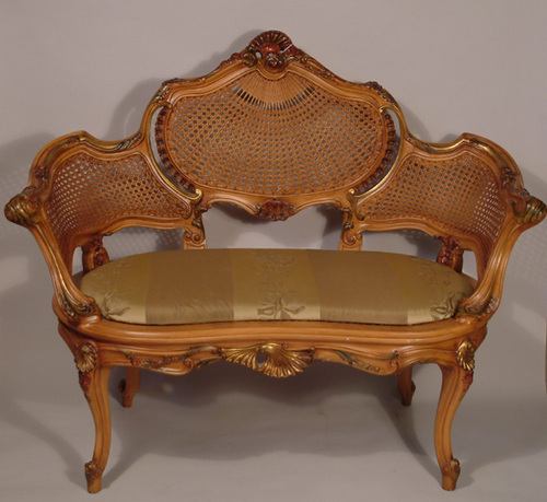French Rattan Seat