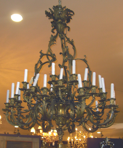 Antique Gilt Ormulu Chandelier 3252A