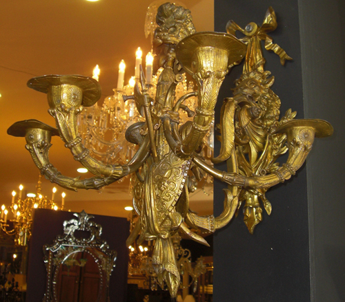 Bronze Torcheres