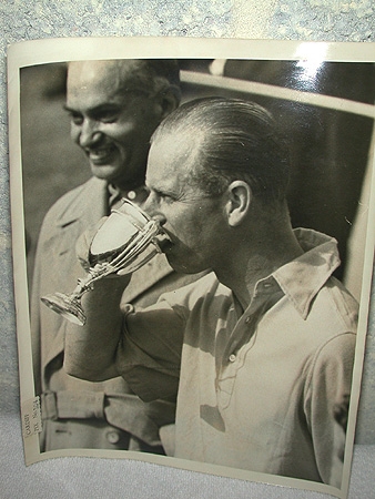 An original photograph of tHRh Prince Philip at the 1958 games in aid of Empire games taken by D ...
