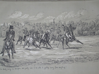 Cuthbert Bradley antique print circa 1893 A dark pony in blinkers was pretty sure to be able to g...