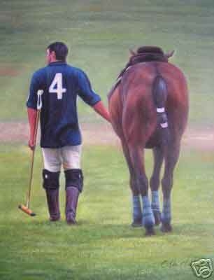 A 20th century English oil on canvas by British artist Colin Clarke signed lower right