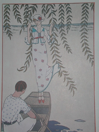 A reproduction print for the 1914 Modes et manieres professioanally mounted