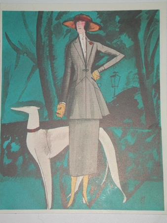 A suit from the Haut couture house of Beer May 1921 reproduction professionally mounted