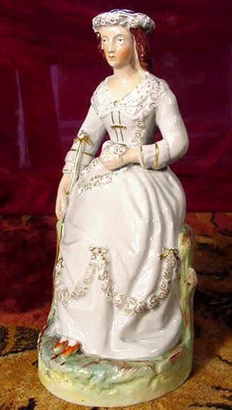 Antique Staffordshire Theatrical Figure ~ TITANIA c1850