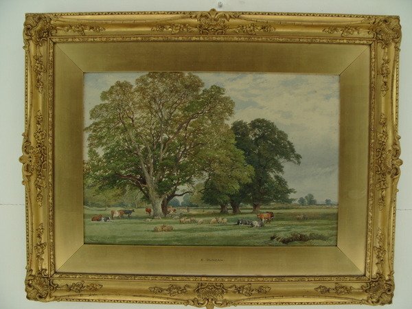 Antique Watercolour by Edward Duncan (1803 - 1882)