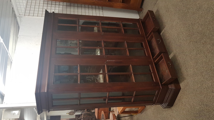 Antique Large Dutch Style Display Cabinet 
