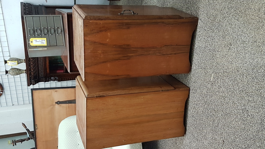 Antique Pair of Bedside Cabinets 