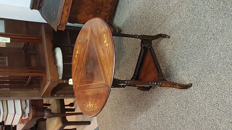 Antique Small Victorian Table 