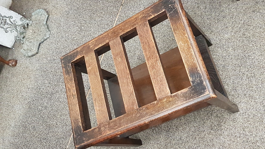 Antique Luggage Stand 