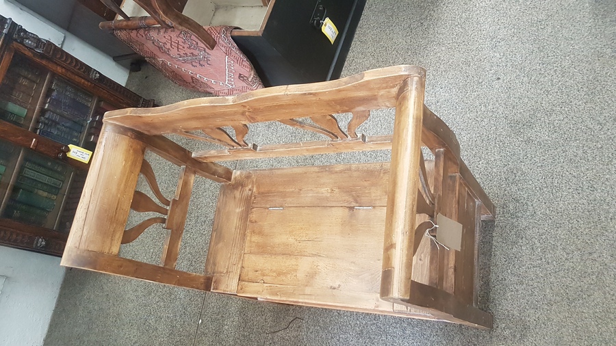 Antique Pine Bench 