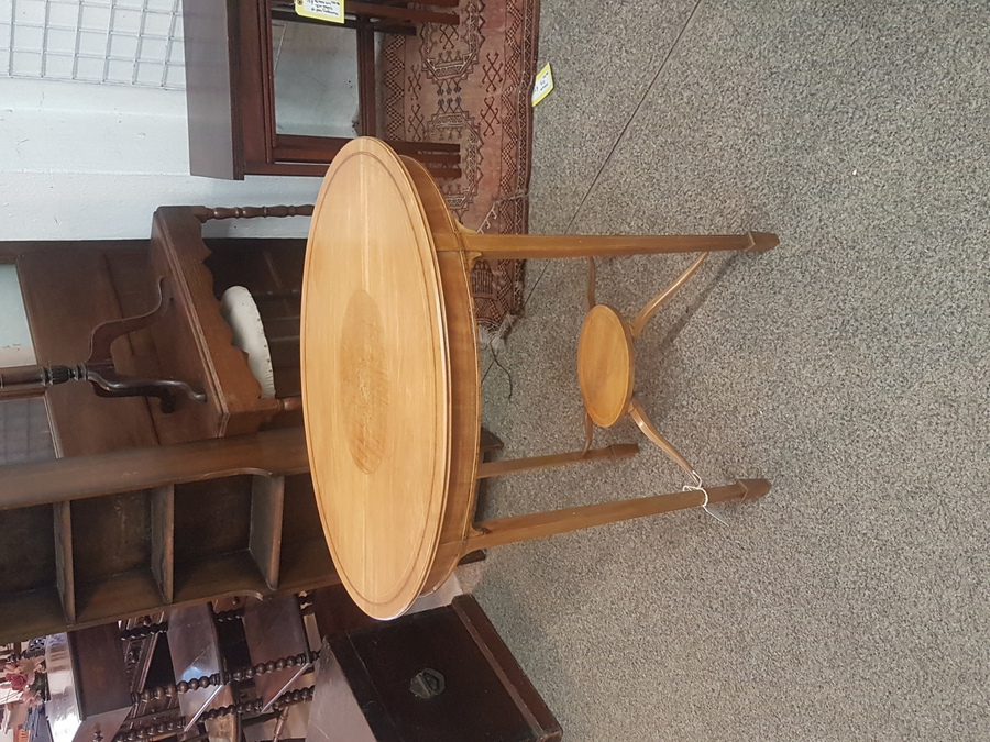 Antique Edwardian Satinwood Table 