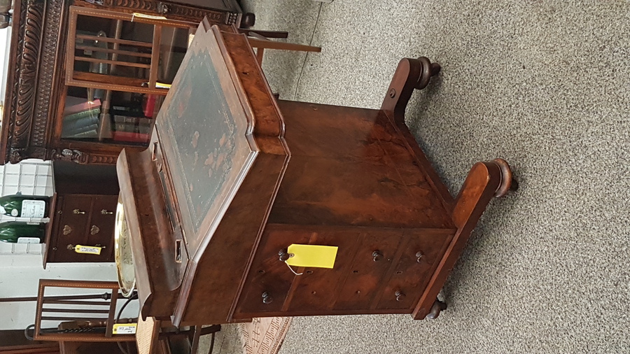 Antique Victorian Davenport Desk 