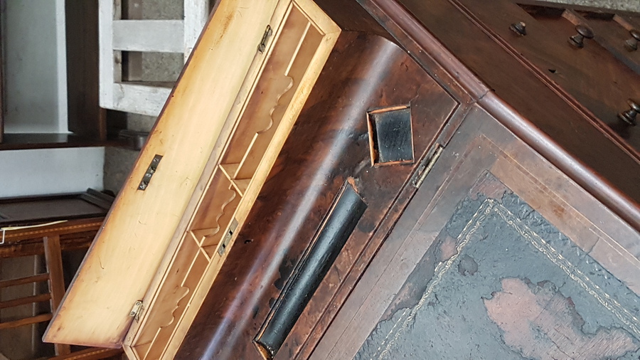 Antique Victorian Davenport Desk 