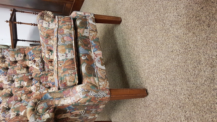 Antique Wing Armchair 