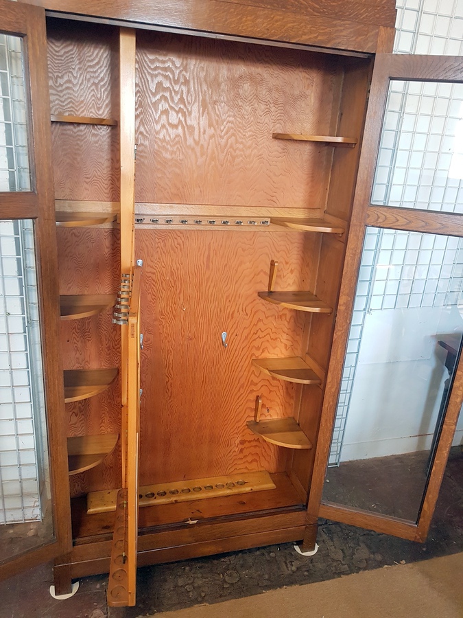 Antique 1920's Oak Cabinet