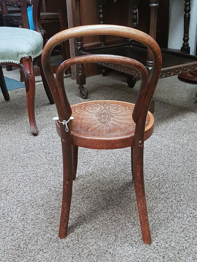 Antique Childs Bentwood Chair