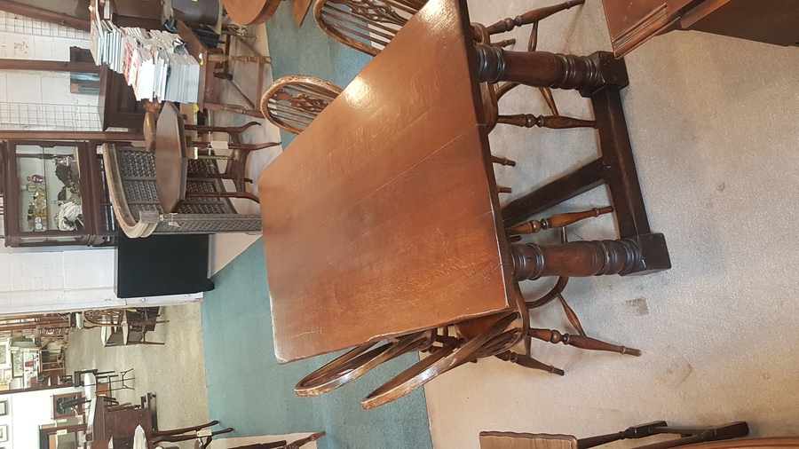 Antique Oak Dining Table 