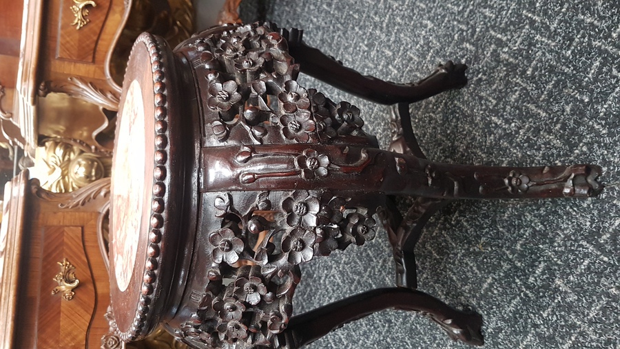 Antique Chinese Urn Stand 