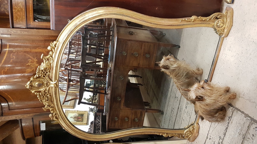Antique Victorian Gilt Mirror 