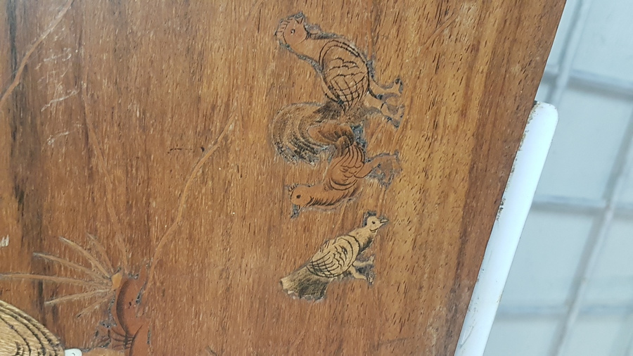 Antique Antique Chinese Inlaid Panel