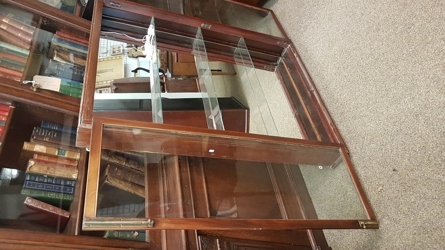 Antique Antique Shop Display Cabinet 