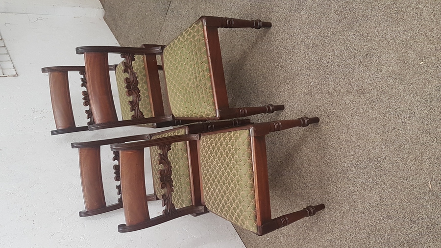 Antique 4 Antique Dining Chairs 