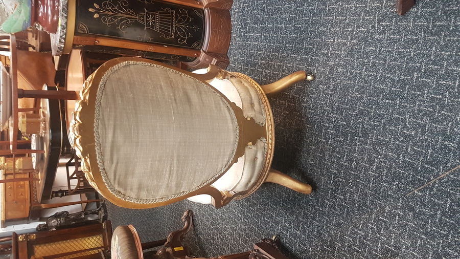 Antique Fine Antique Gilt Chair 