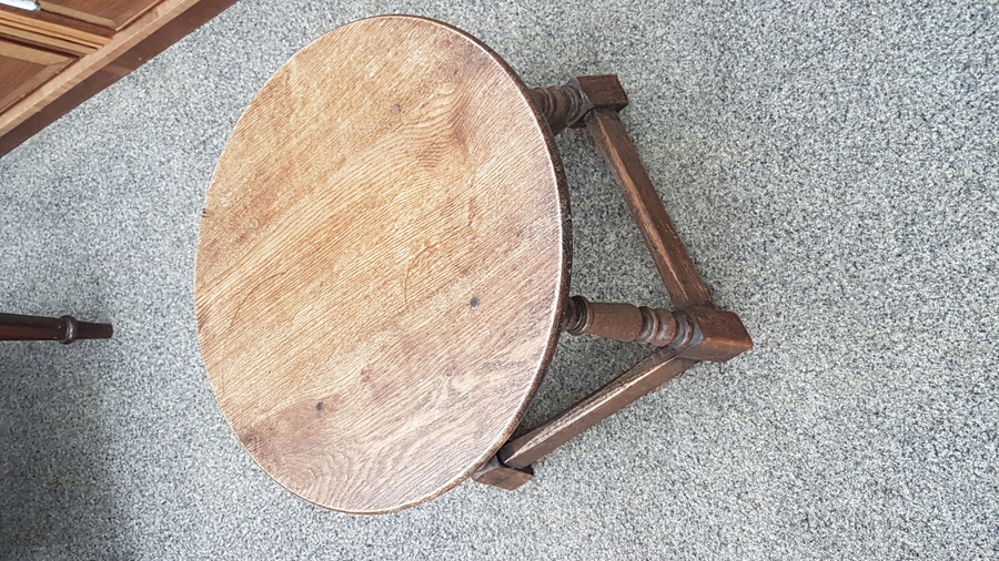 Antique Small Oak Table 
