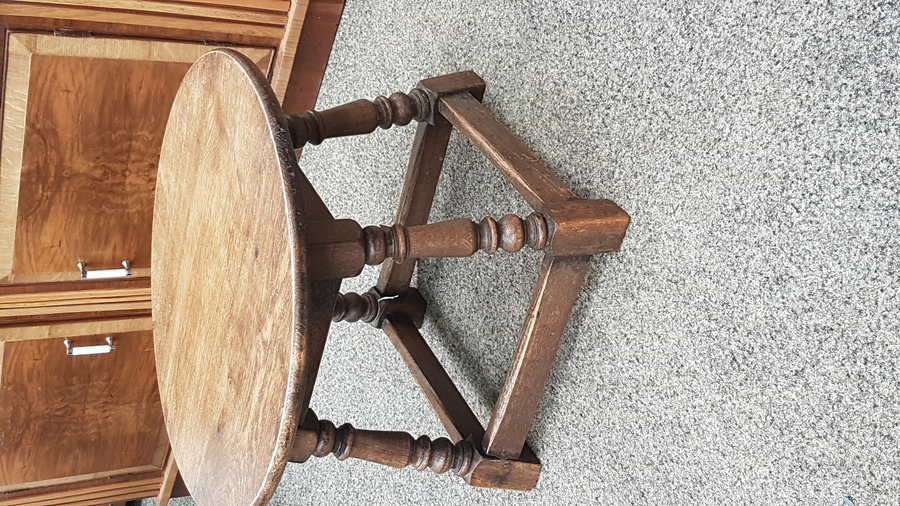 Antique Small Oak Table 