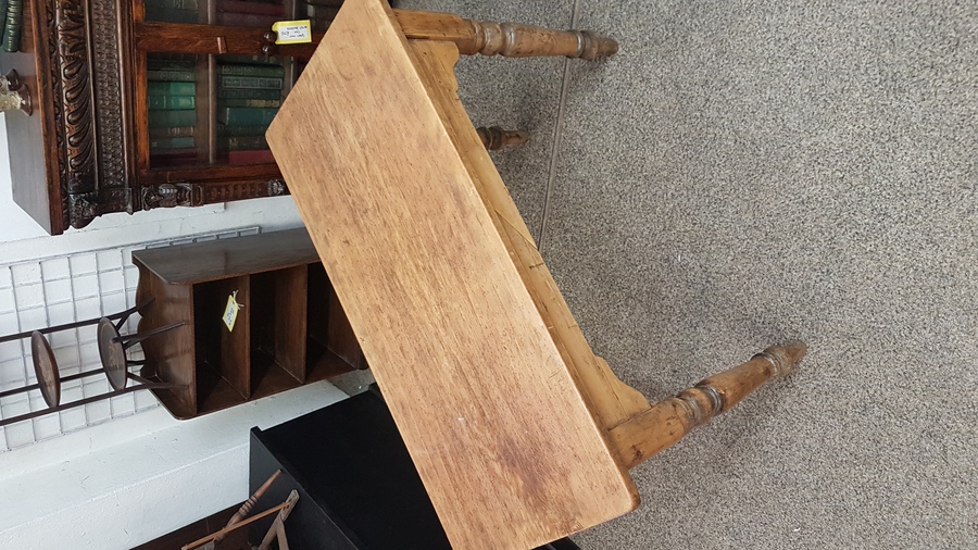Antique Pine Side Table 