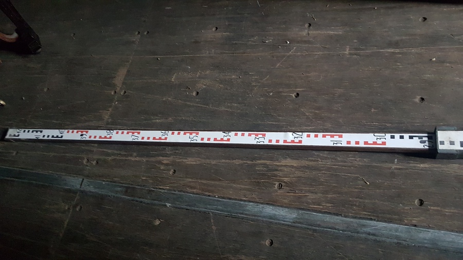 Antique Vintage Architects Measuring Stick