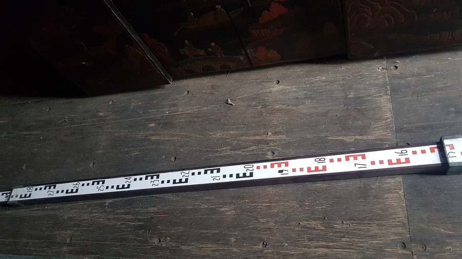 Antique Vintage Architects Measuring Stick