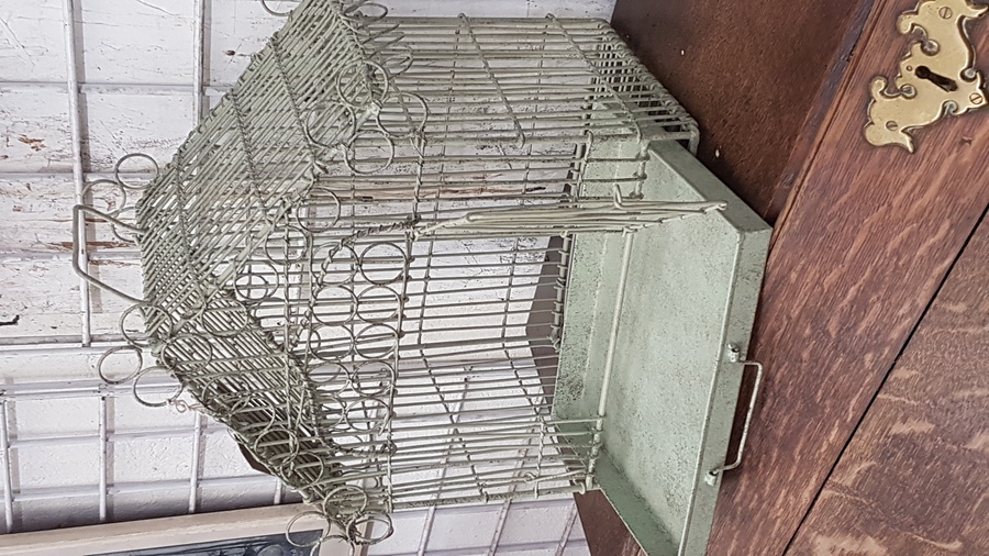 Antique Small Vintage Bird Cage 