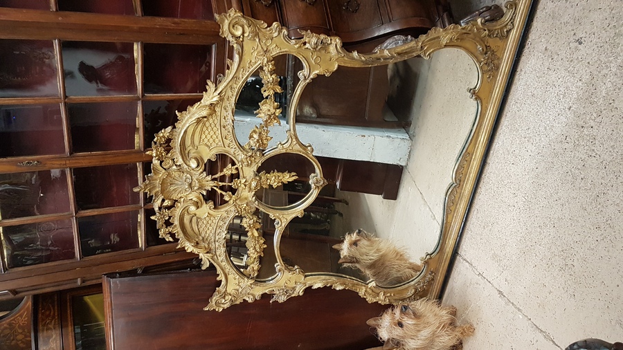Antique Antique Gilt Mirror 