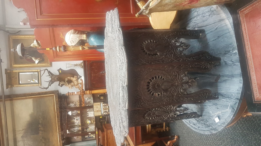 Antique Fabulous Antique Peacock Table
