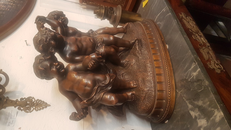 Antique Cherub Group