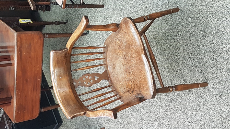 Antique Antique Pair of Country Chairs 