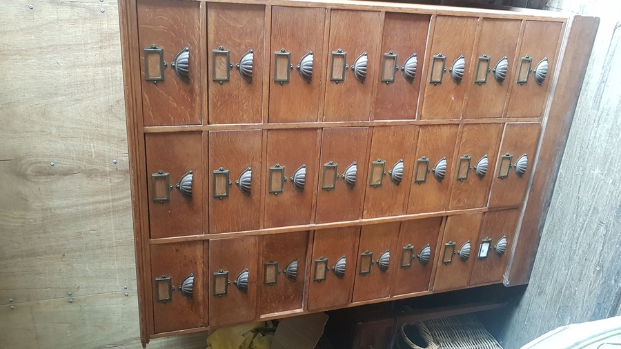 Antique Antique Filing Cabinet 
