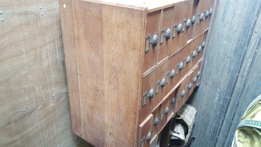 Antique Antique Filing Cabinet 