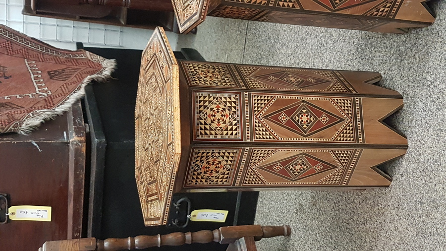 Antique Vintage Indian Pair of Tables 