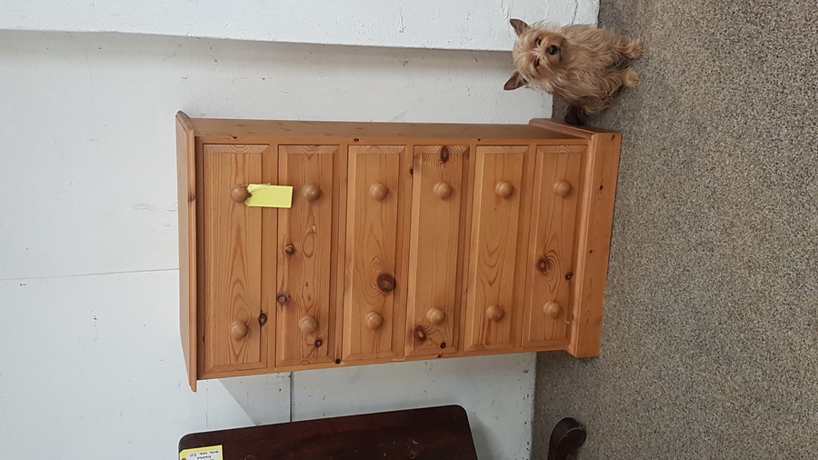 Antique Vintage Pine Chest of Drawers 