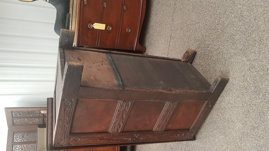 Antique Antique Georgian Cofffer Chest Box