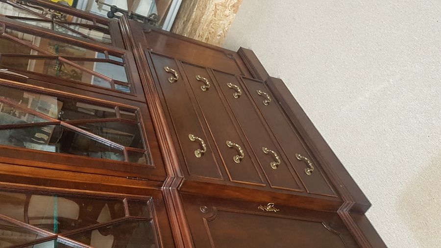 Antique Antique Style Bookcase Cabinet 