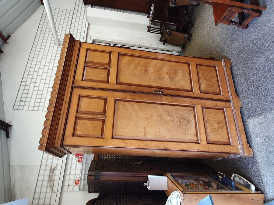 Antique Antique Arts & Crafts Wardrobe 