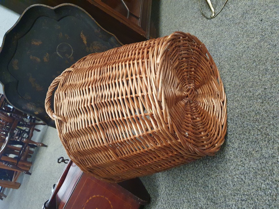 Antique Vintage Wicker Basket 