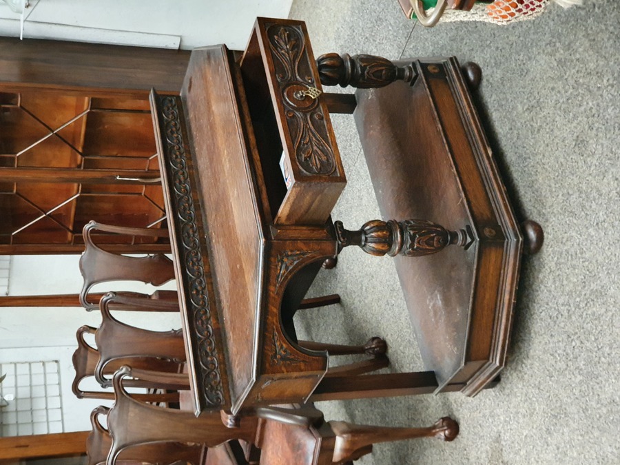Antique Antique Console Side Table 