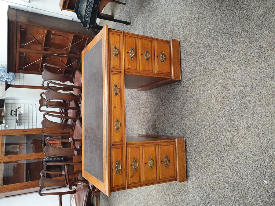 Antique Antique Oak Writing Desk