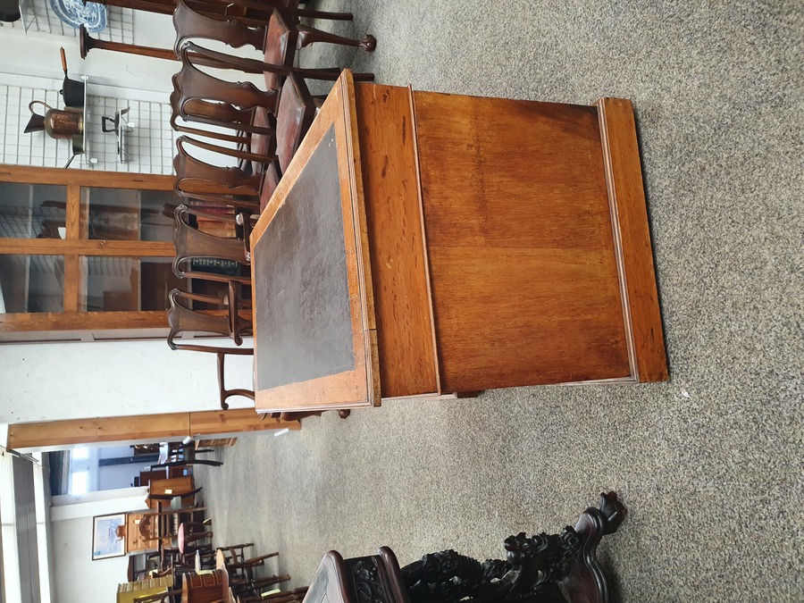 Antique Antique Oak Writing Desk