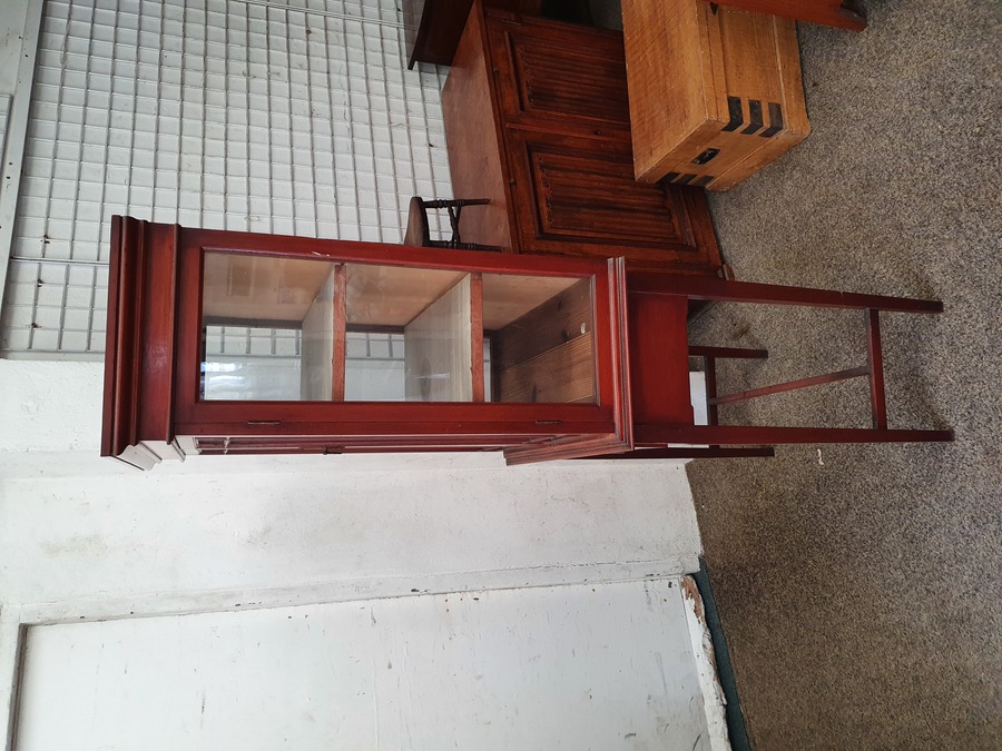 Antique Antique Edwardian Display Cabinet 